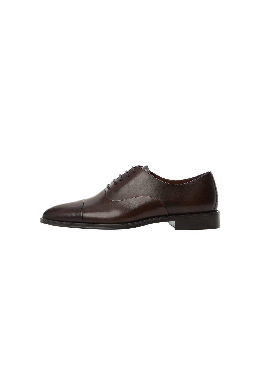 MANGO MAN - Elongated leather suit shoes brownMen Product Image