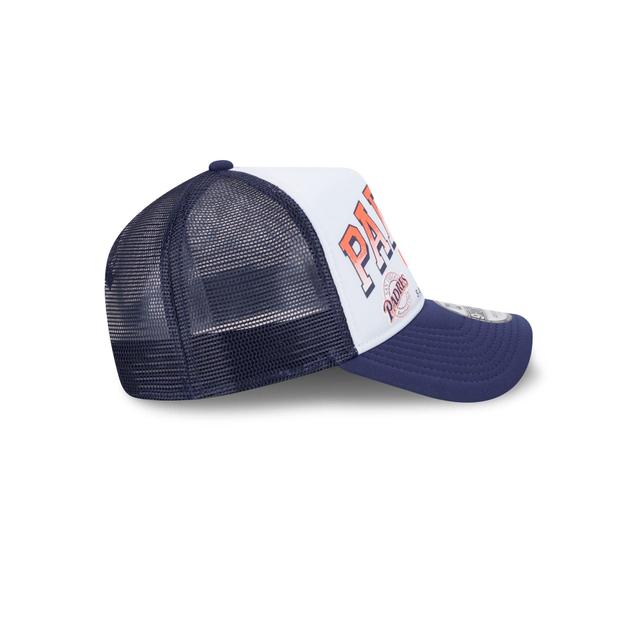 Indiana Pacers 2024 Rally Drive White 9FORTY A-Frame Trucker Hat Male Product Image