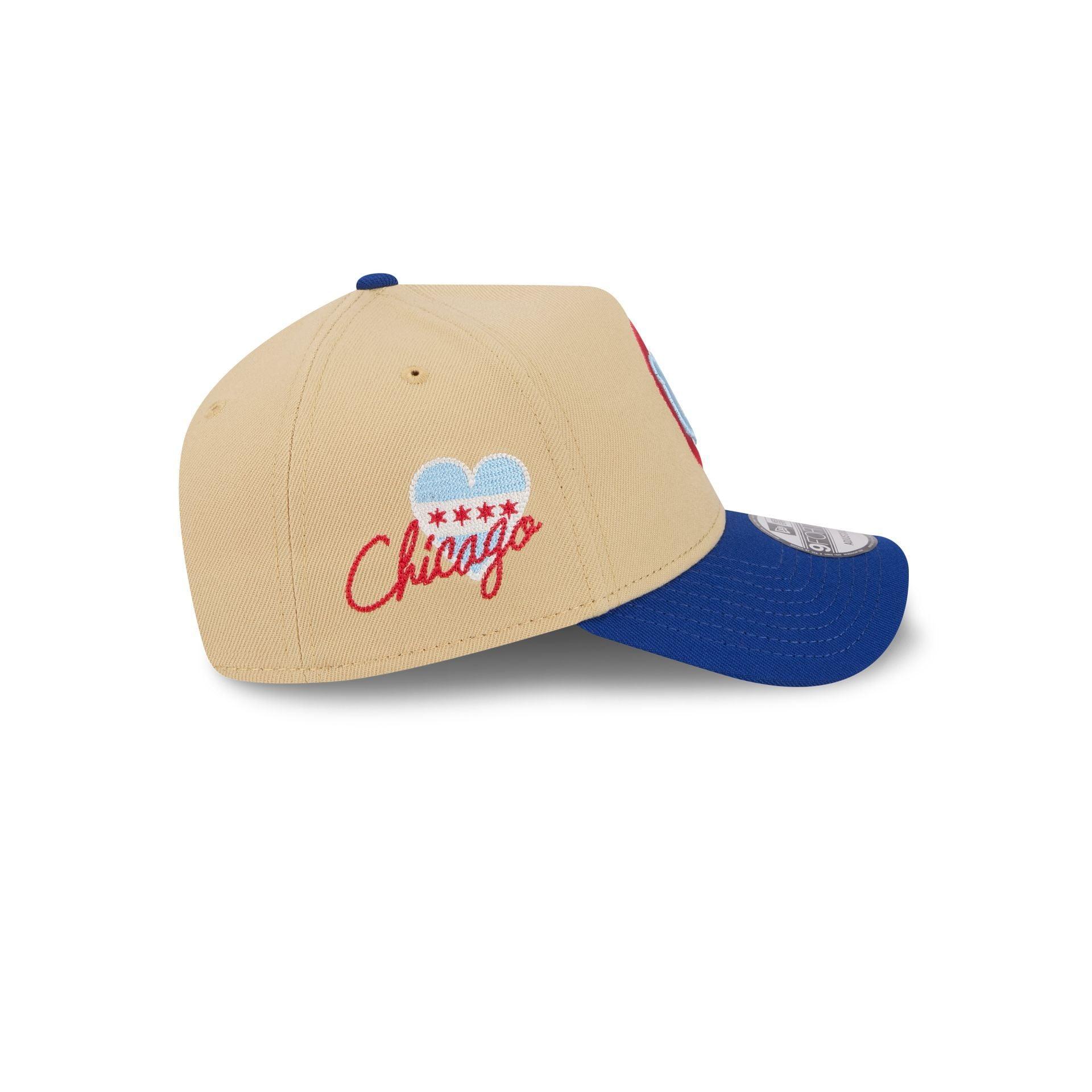 Chicago Cubs City Side Patch 9FORTY A-Frame Snapback Hat Male Product Image