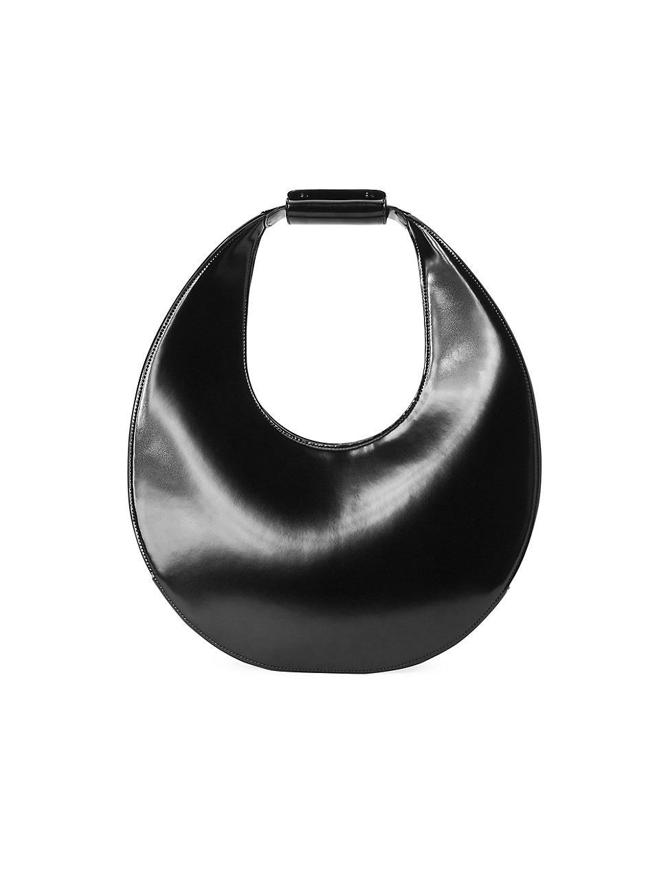 Womens Leather Moon Bag Product Image