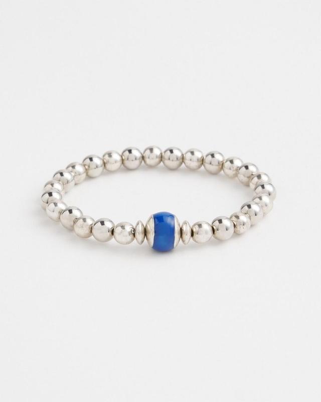 Blue Hero Beaded Stretch Bracelet Product Image