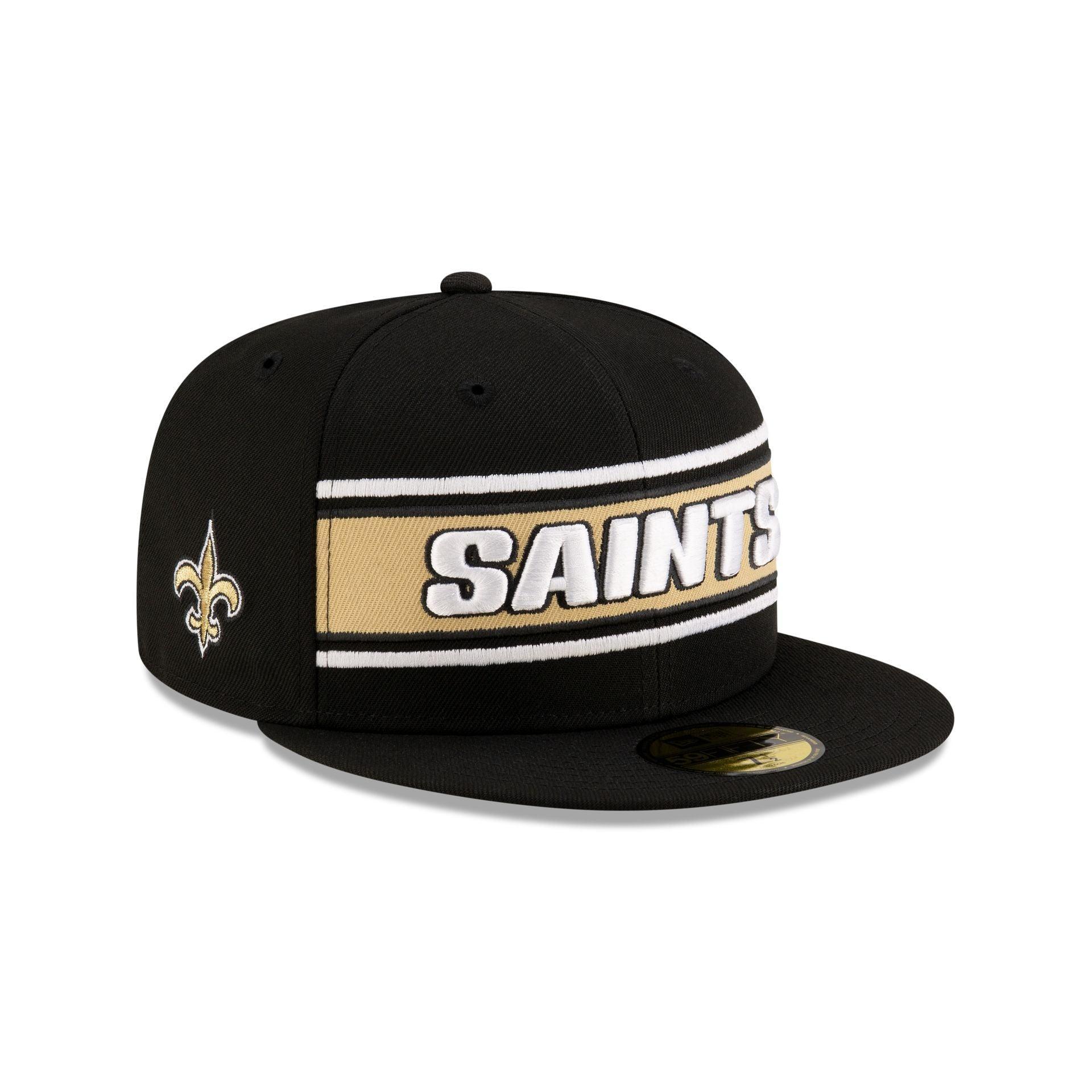 New Orleans Saints 2024 Sideline Black 59FIFTY Fitted Hat Male Product Image