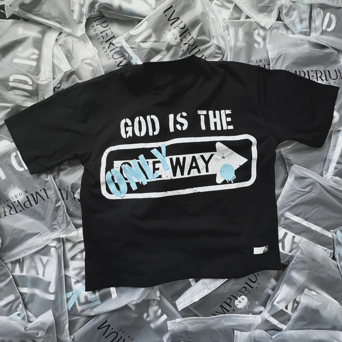 Men's God Is The Only One Way Graphic Short Sleeve T-Shirt product image