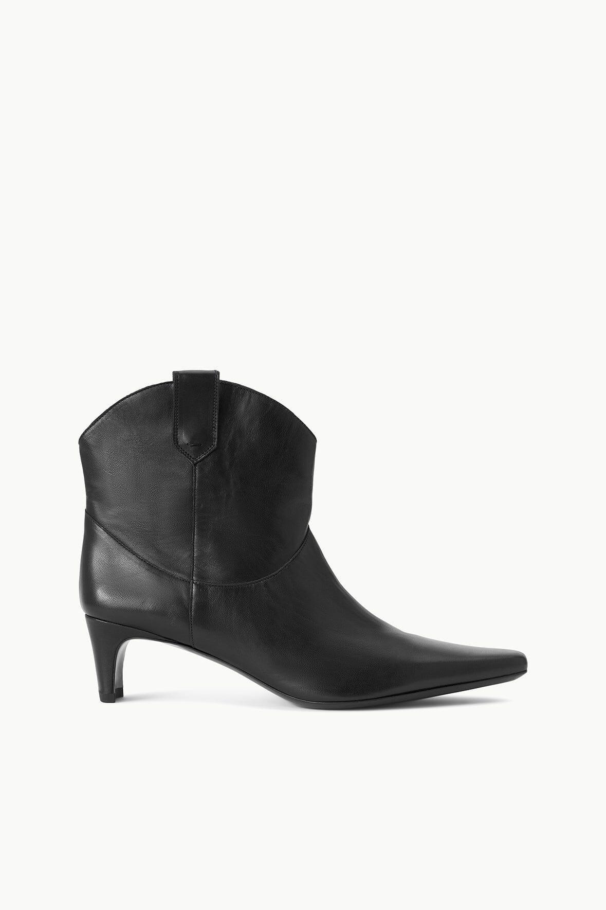 WESTERN WALLY ANKLE BOOT | BLACK Product Image