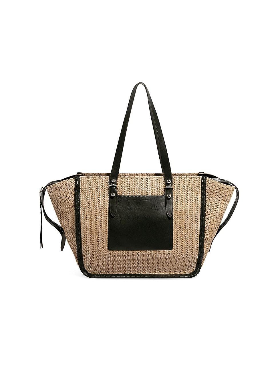 Womens Casablanca Raffia Large Tote Bag Product Image