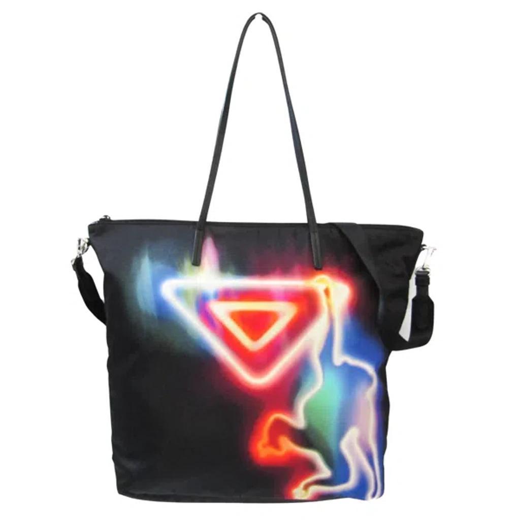 Monkey Synthetic Tote Bag () In Black Product Image