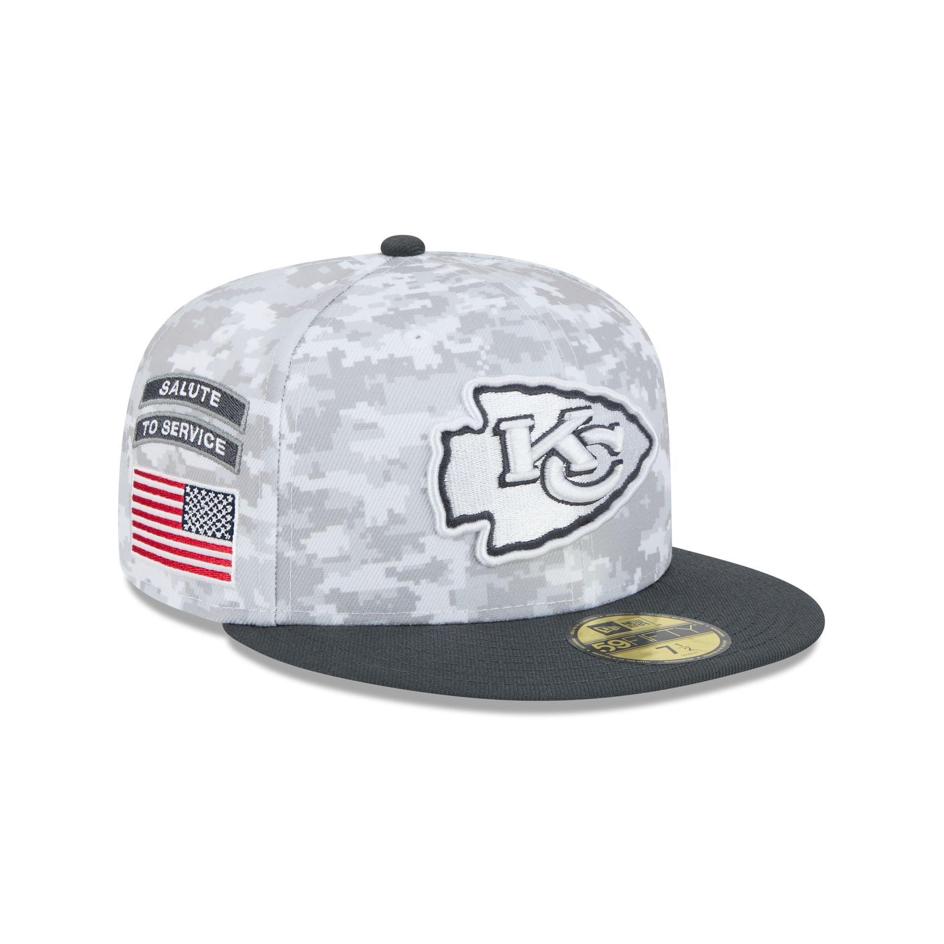 Kansas City Chiefs 2024 Salute to Service 59FIFTY Fitted Hat Male Product Image