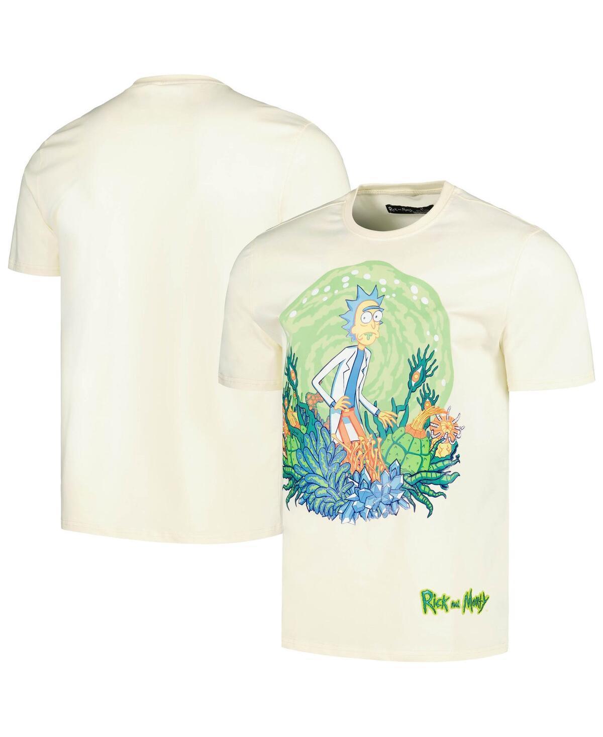 Mens Freeze Max Cream Rick and Morty Graphic T-shirt Product Image