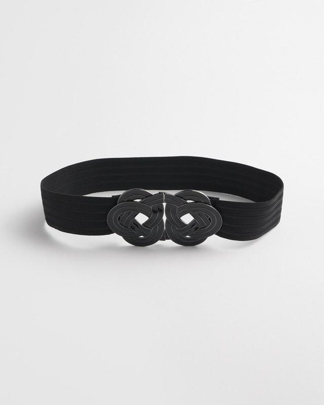 Ornate Black Stretch Belt Product Image