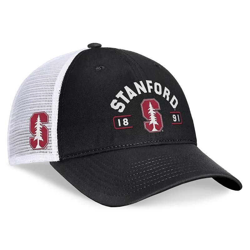 Mens Top of the World /White Stanford Cardinal Free Kick Trucker Adjustable Hat Product Image