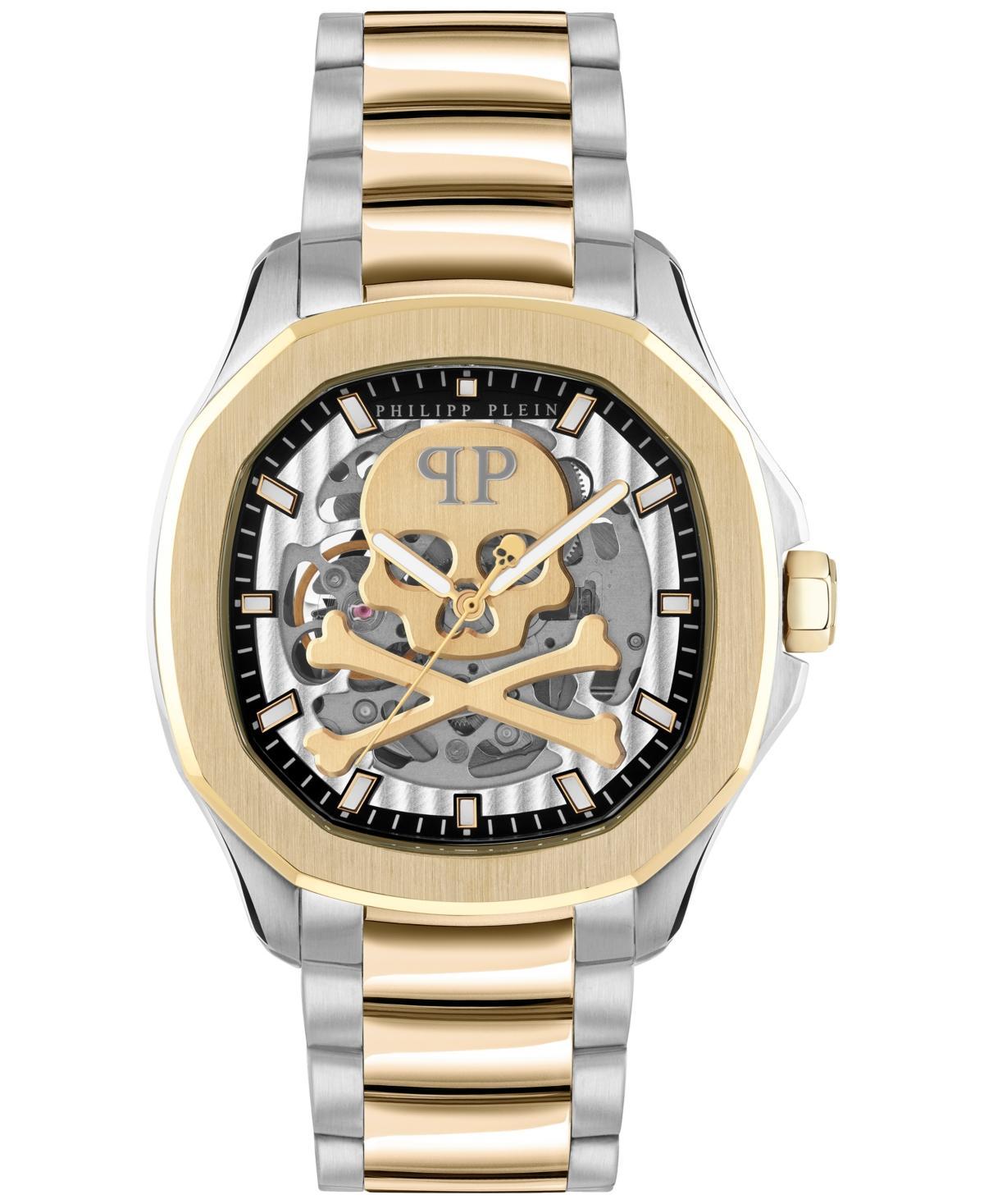 Philipp Plein Mens Automatic Skeleton Spectre Stainless Steel Bracelet Watch 42mm Product Image