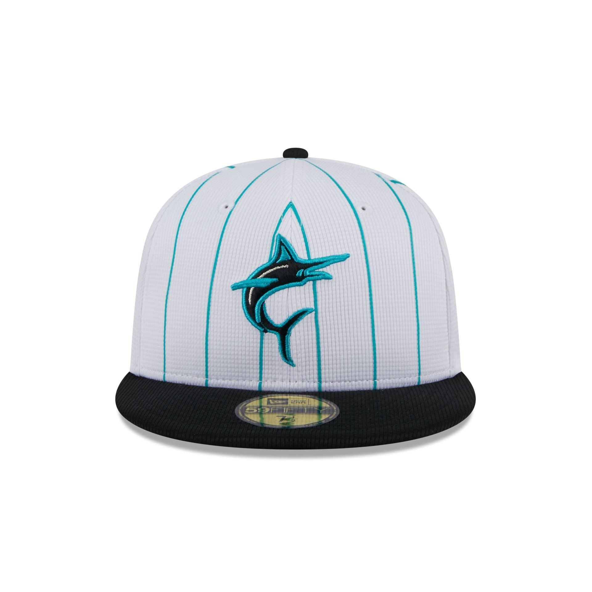 Miami Marlins 2024 Batting Practice 59FIFTY Fitted Hat Male Product Image