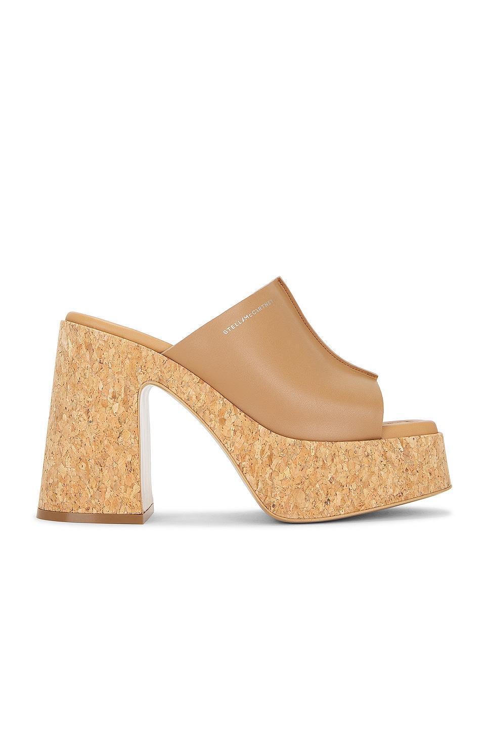 Stella McCartney Skyla Alter Sporty Sandal in Brown Product Image