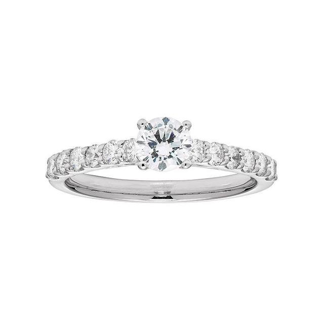 Certified Diamond (1 ct. t.w.) Engagement Ring in 14k White Gold Product Image