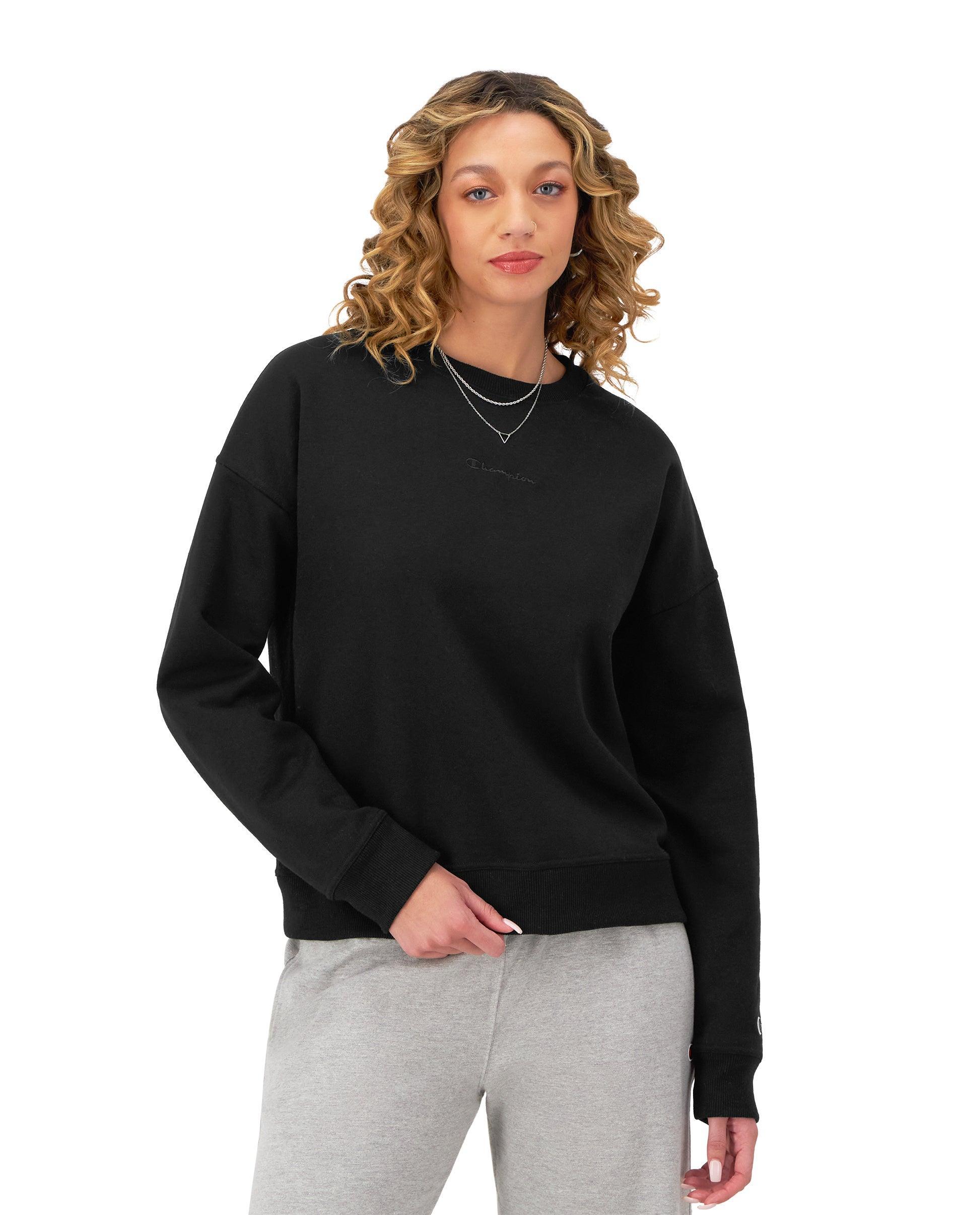 Champion Womens Powerblend Fleece Crewneck Sweatshirt Product Image