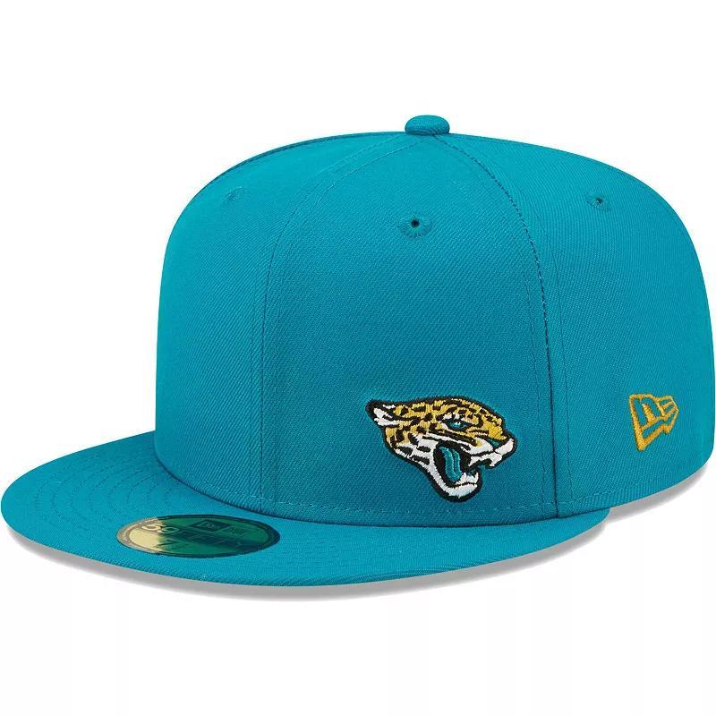 Mens New Era Teal Jacksonville Jaguars Flawless 59FIFTY Fitted Hat Product Image