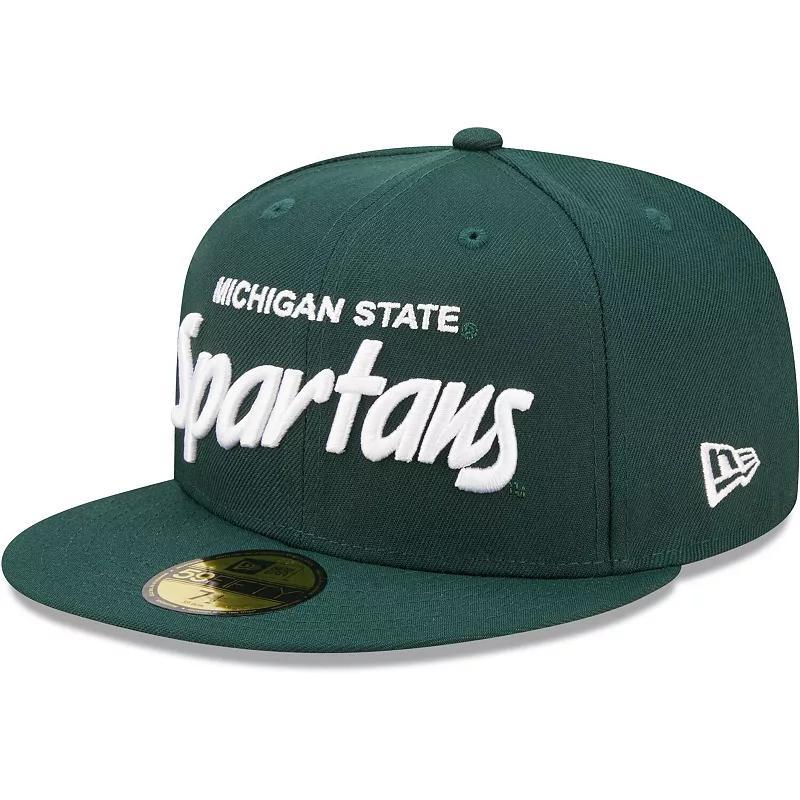 Mens New Era Green Michigan State Spartans Griswold 59FIFTY Fitted Hat Product Image