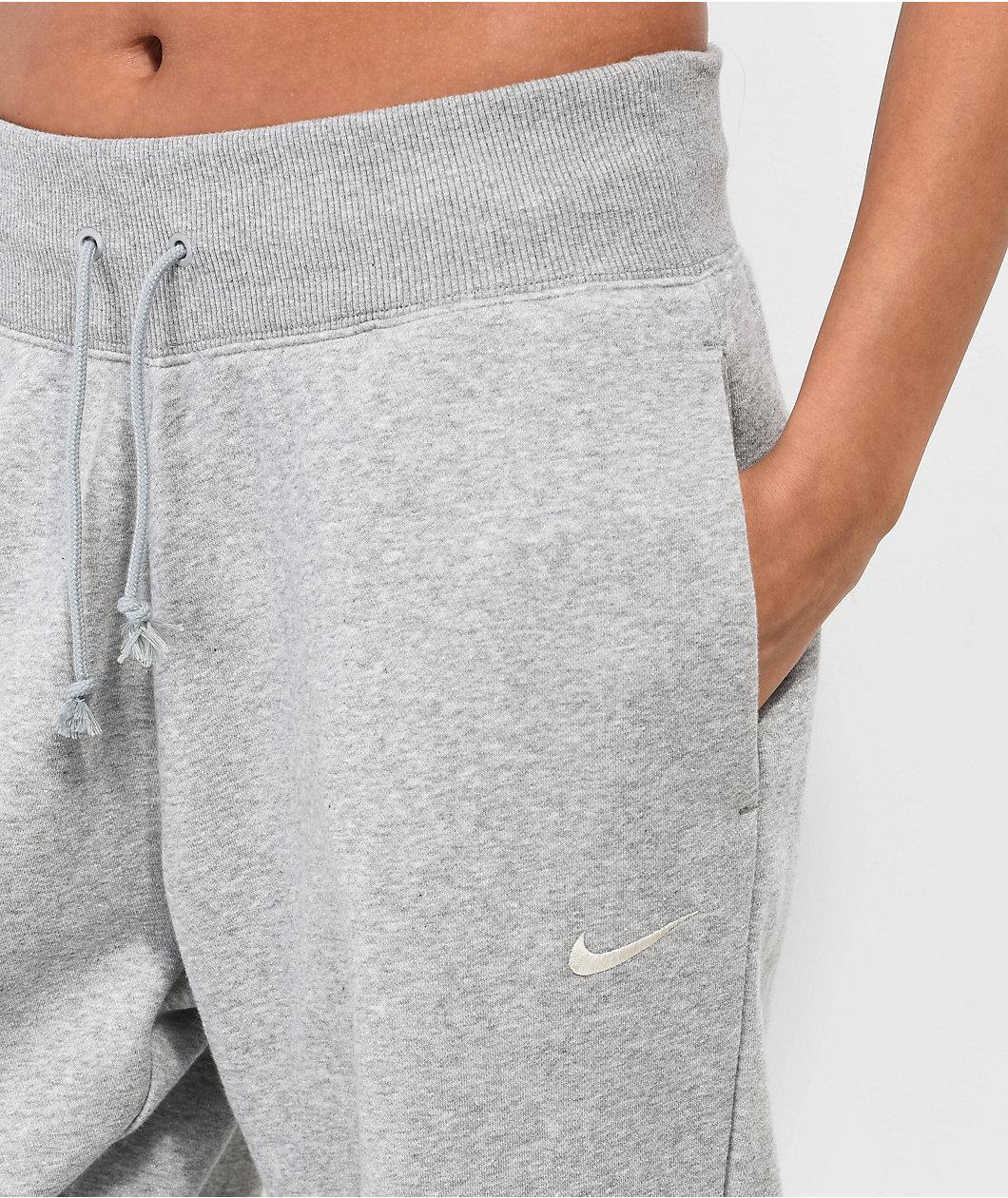 Nike Sportswear High Rise Grey Sweatpants Product Image