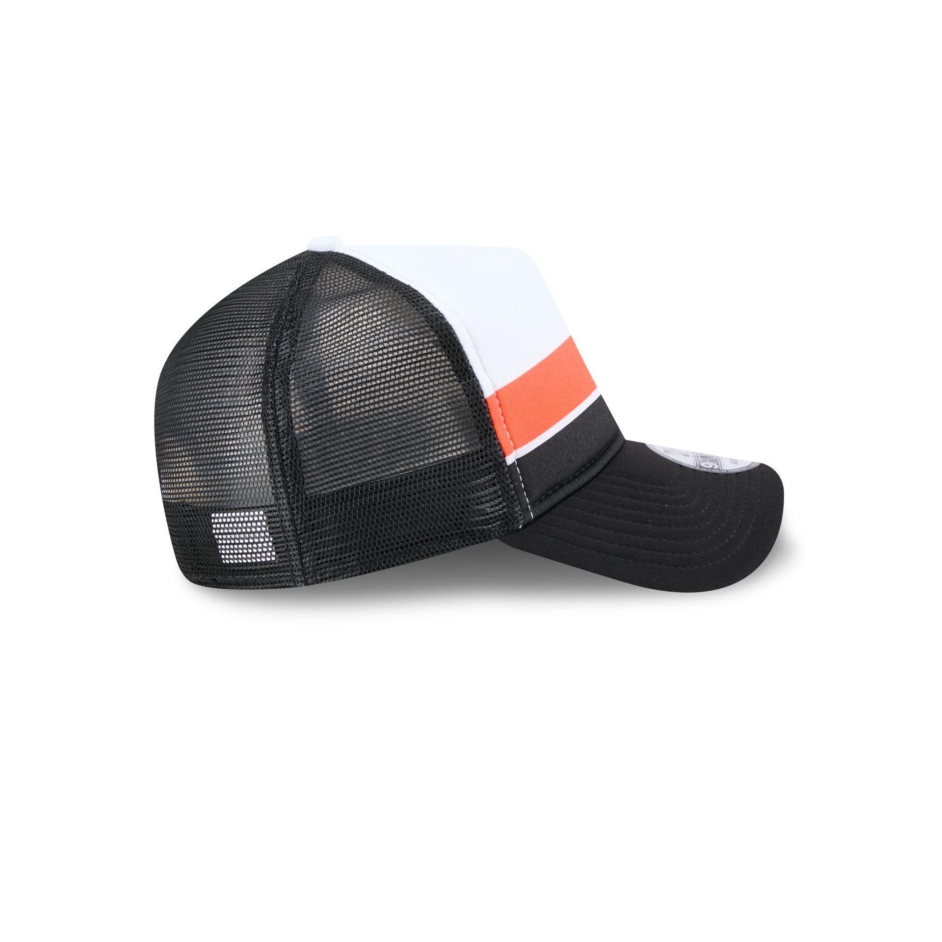 San Francisco Giants Color Block 9FORTY A-Frame Trucker Snapback Hat Male Product Image