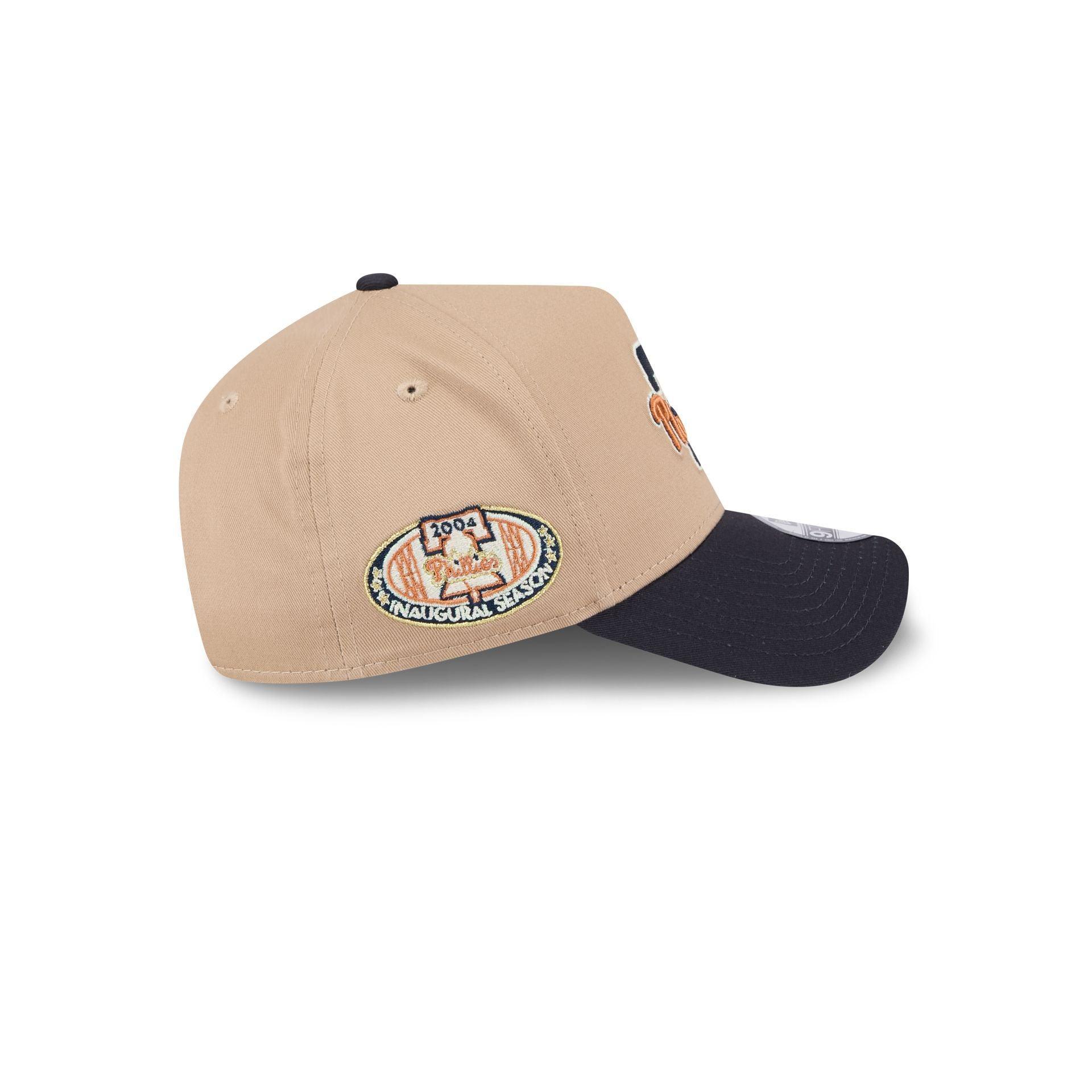 Houston Astros Beige Khaki 9FORTY A-Frame Snapback Hat Male Product Image