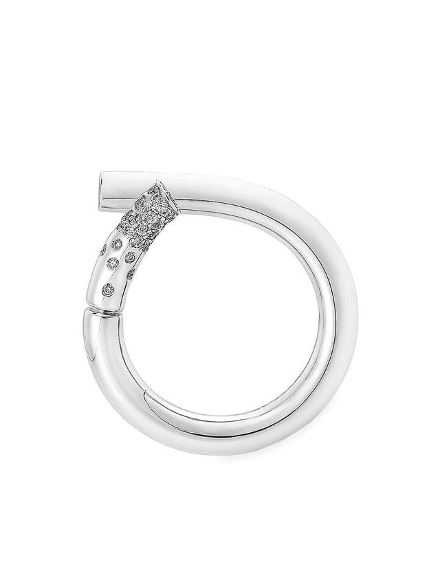 Womens Oera 18K White Gold & Diamond Ring Product Image