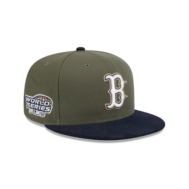 Boston Red Sox Olive Green 59FIFTY Fitted Hat Male Product Image