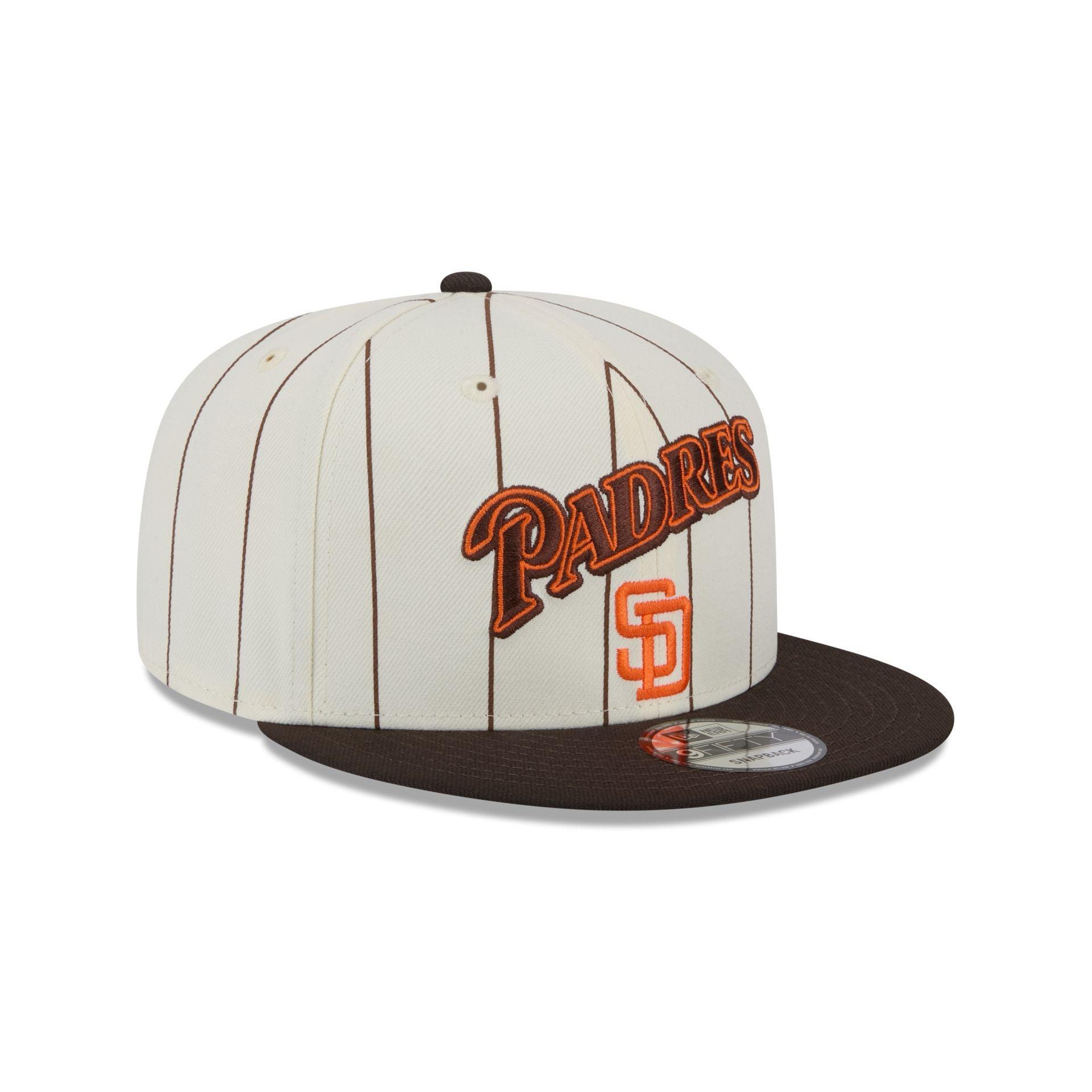 San Diego Padres Jersey Pinstripe 9FIFTY Snapback Hat Male Product Image