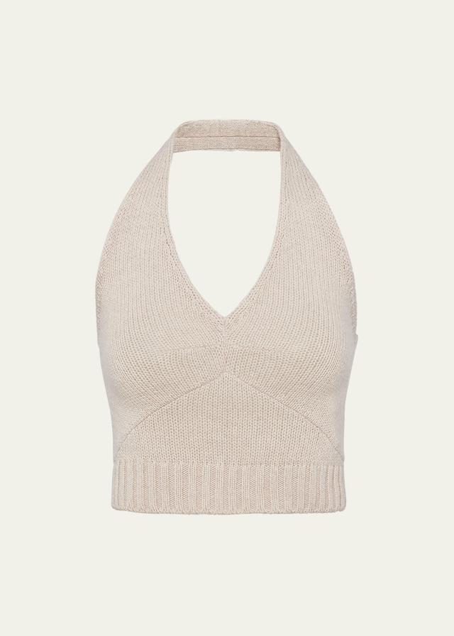 Womens Sleeveless Wool and Cashmere Top Product Image