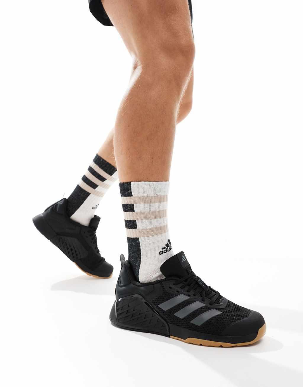 adidas Performance Dropset 3 sneakers in black Product Image