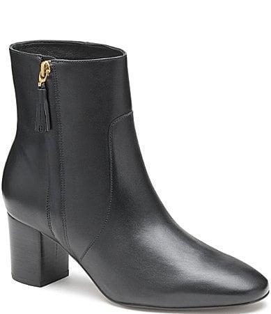 Johnston  Murphy Womens Eleanor Leather Booties Product Image