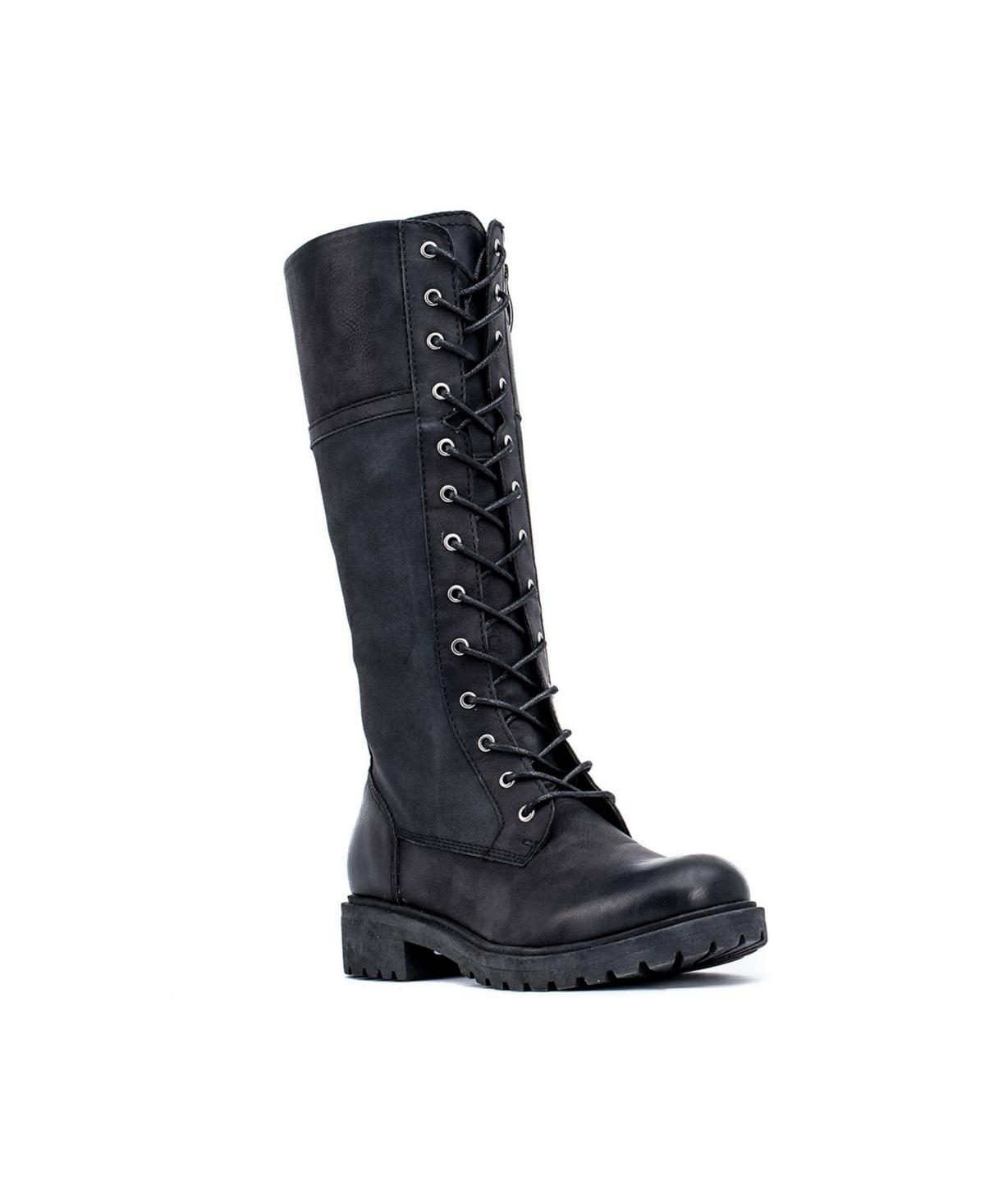 Gc Shoes Womens Hanker Combat Lace Up Knee High Boots Product Image