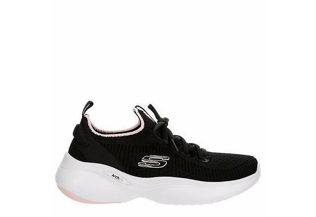 SKECHERS Arch Fit Infinity (Black Pink) Women's Shoes Product Image