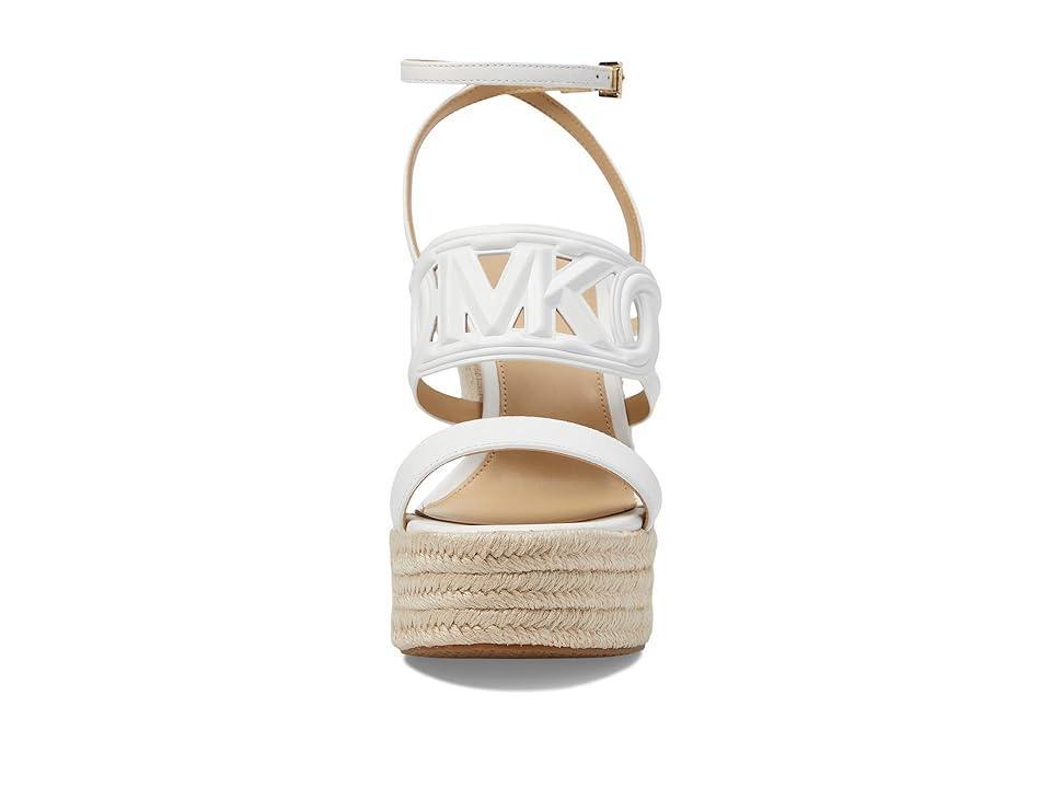 MICHAEL Michael Kors Alma Wedge Espadrille (Optic ) Women's Sandals Product Image