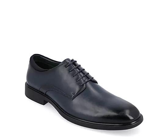 Thomas & Vine Odin Plain Toe Mens Leather Oxfords Red Product Image