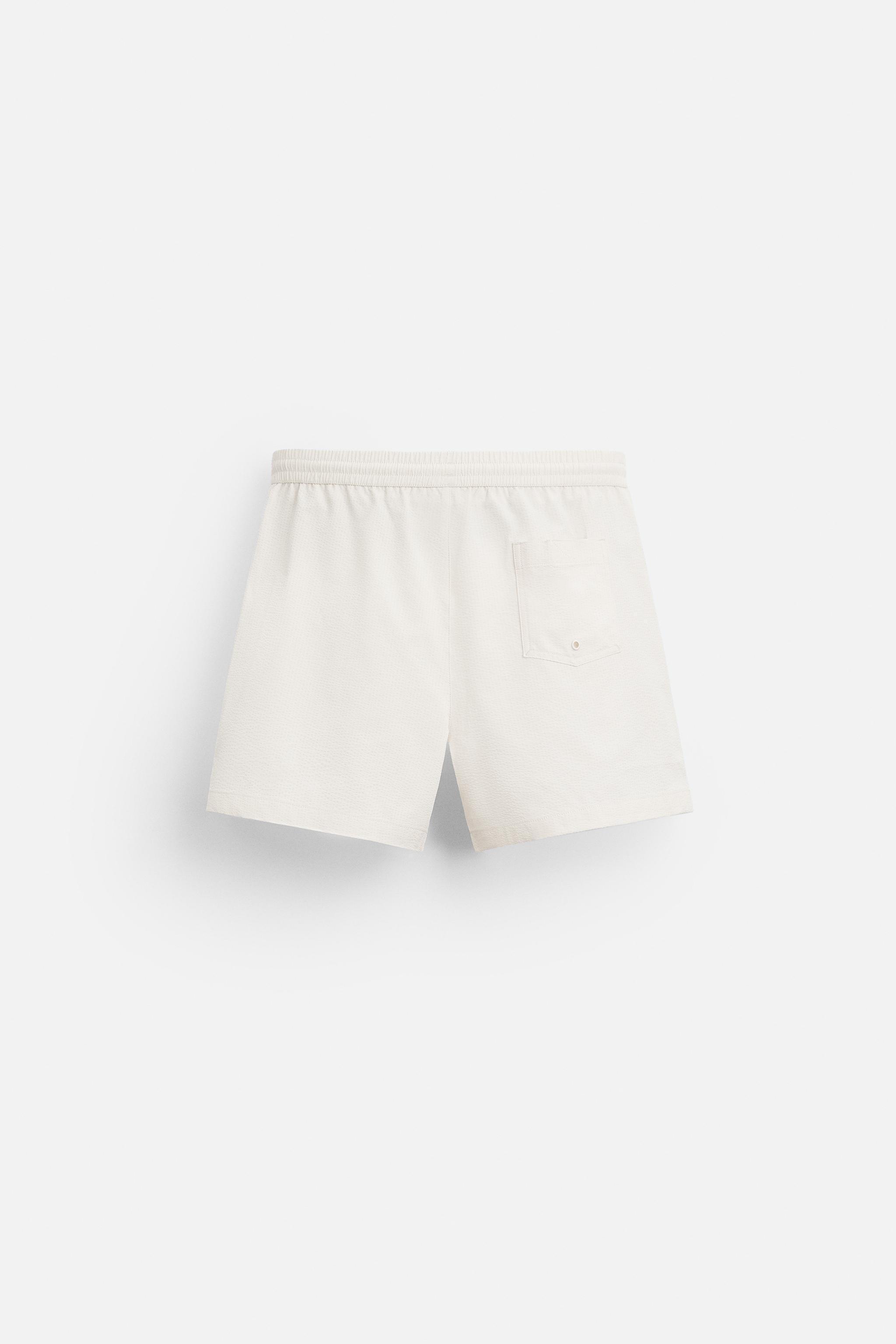 SEERSUCKER SWIMMING TRUNKS Product Image