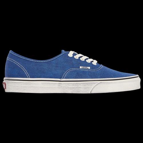 Vans Mens Authentic Thrift - Shoes White/Blue Product Image