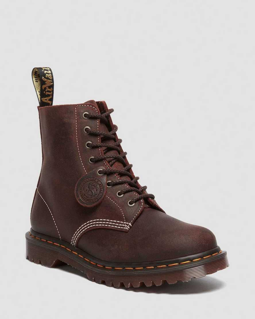 DR MARTENS 1460 Made in England Wax Commander Lace Up Boots Product Image