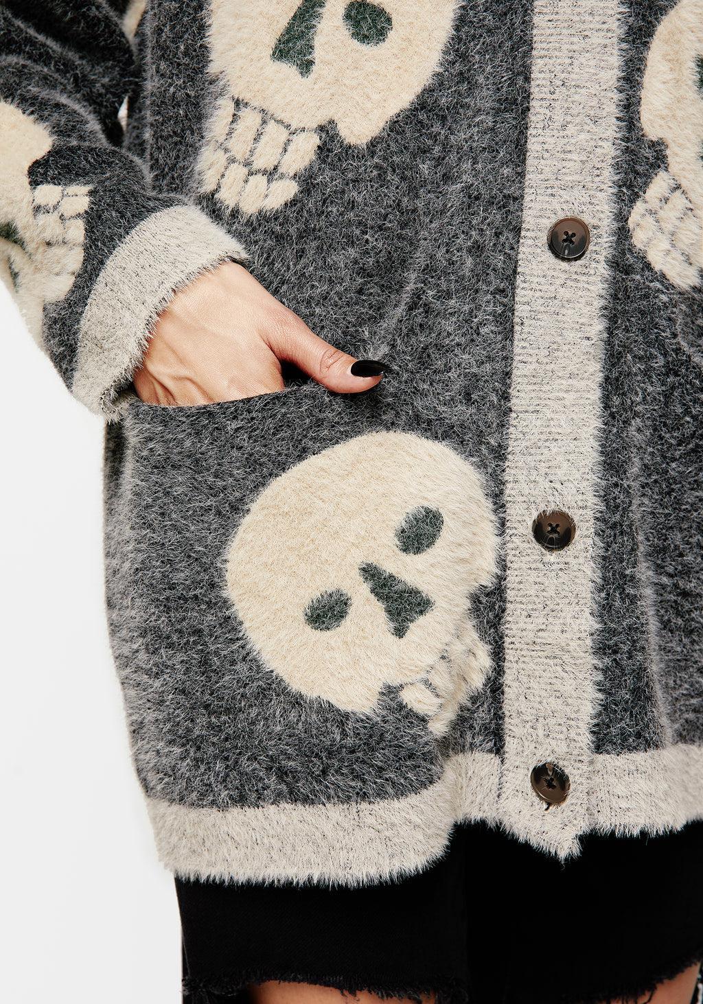 Crania Fluffy Knit Cardigan Product Image