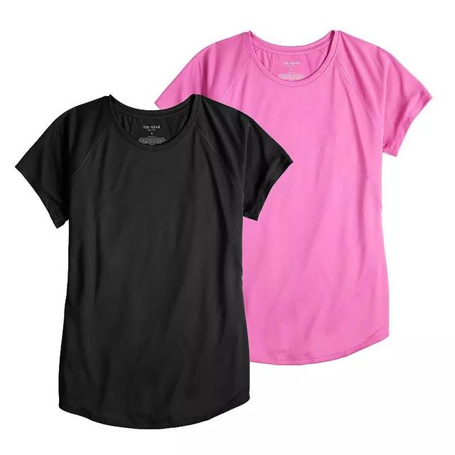 Womens Tek Gear 2-Pack Dry Tek Tee Set Pink Blossom Product Image