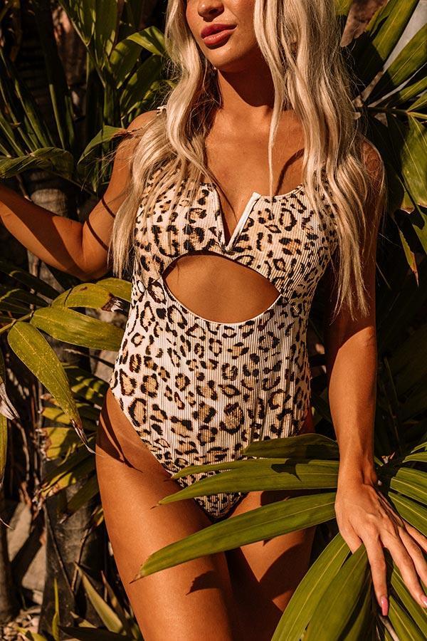 Isle See You Later Leopard One Piece Swimsuit Product Image