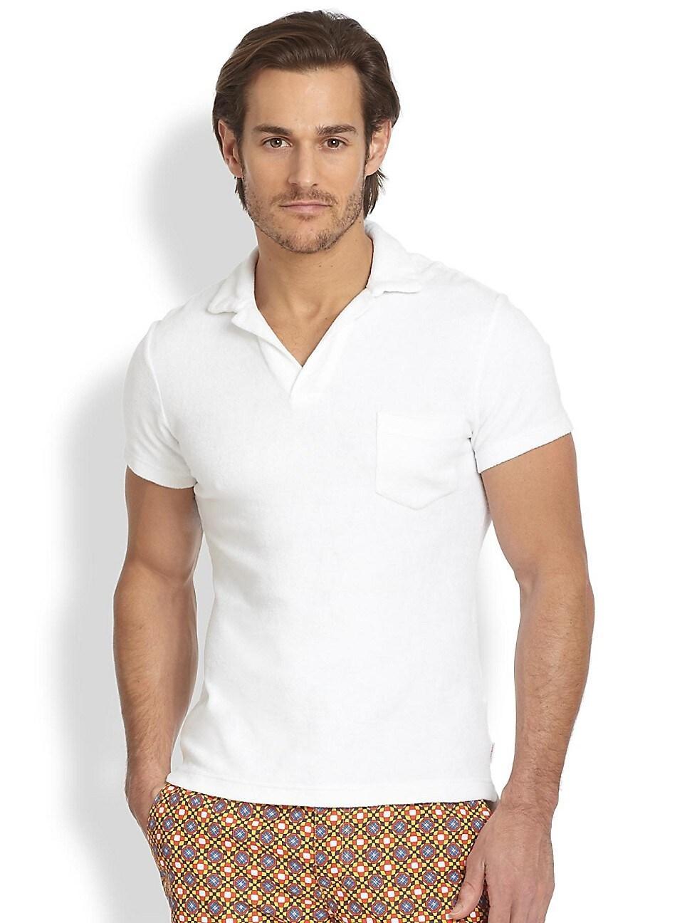 Mens Terry Cotton Polo Product Image