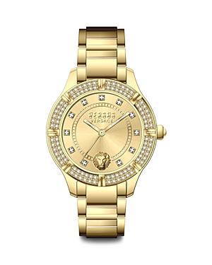 Versus Versace Womens Canton Road Gold Ion Plated Stainless Steel Bracelet Watch 36mm Product Image