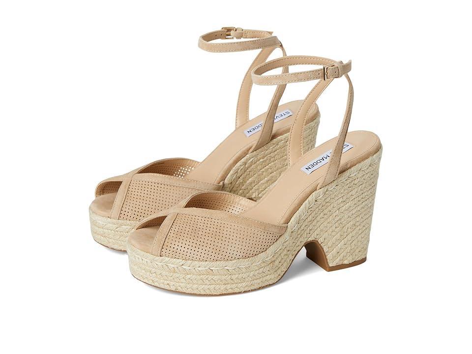 Steve Madden Sydnee (Gold Raffia) Women's Sandals Product Image