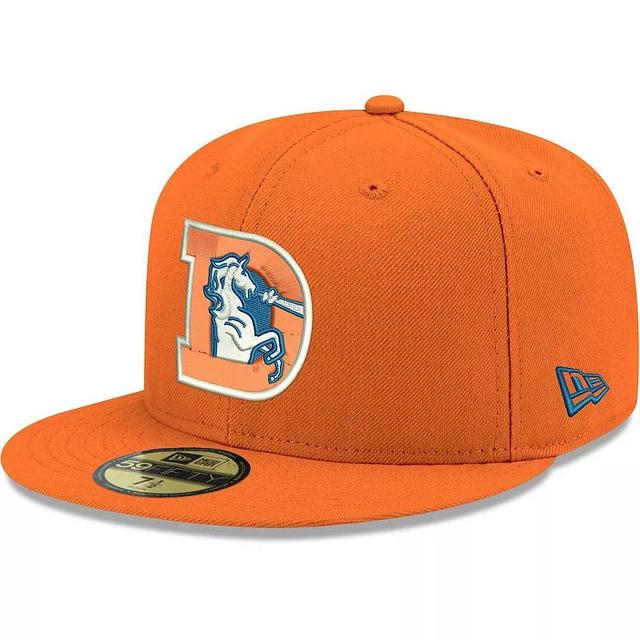 Mens New Era Denver Broncos Omaha Throwback 59FIFTY Fitted Hat Product Image