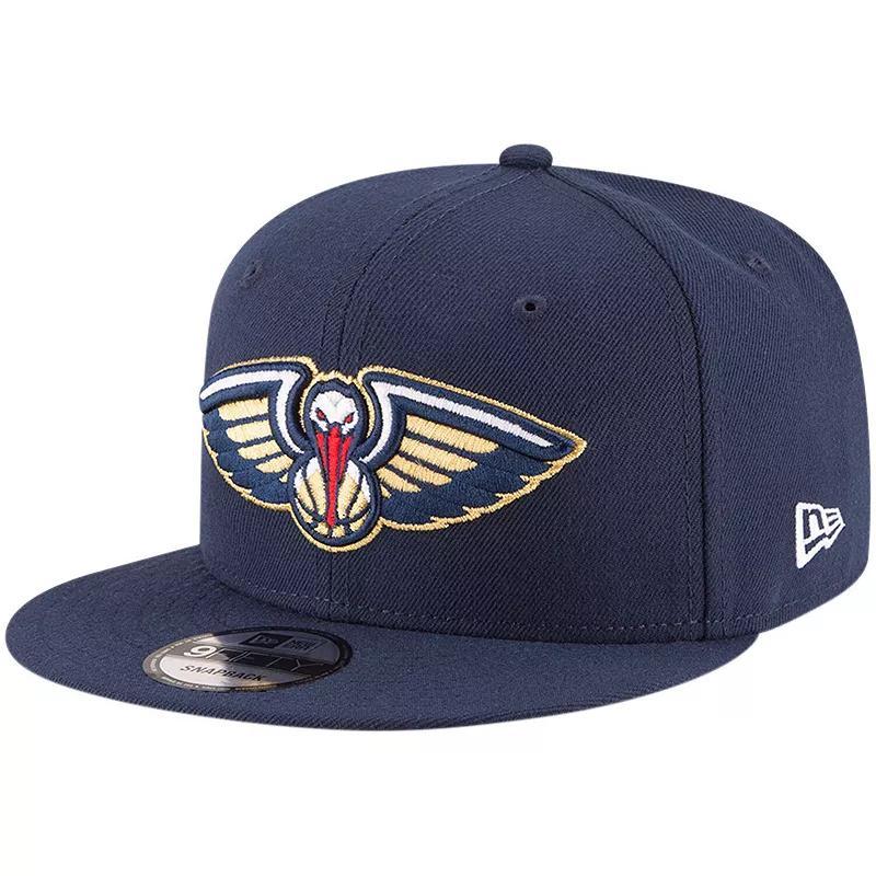 Mens New Era New Orleans Pelicans Official Team Color 9FIFTY Snapback Hat, Blue Product Image