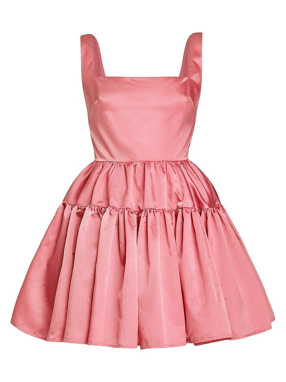 Womens Britney Ruffle Minidress Product Image