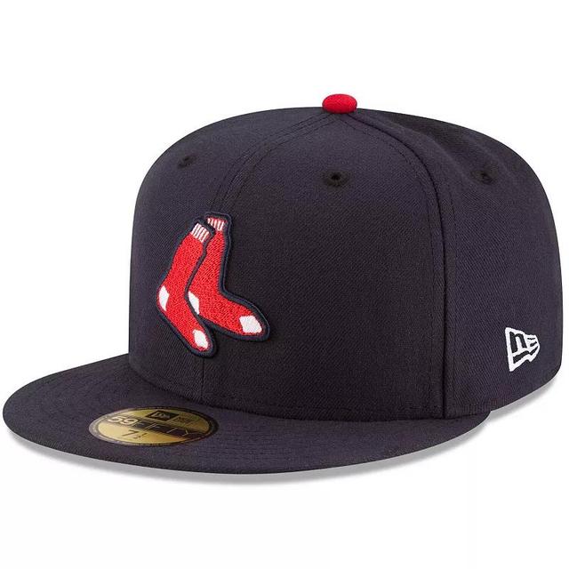 Mens New Era Boston Red Sox Alternate Authentic Collection On-Field 59FIFTY Fitted Hat Blue Product Image