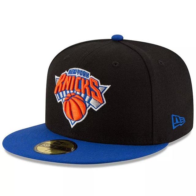 Mens New Era /Royal New York Knicks Official Team Color 2Tone 59FIFTY Fitted Hat Product Image