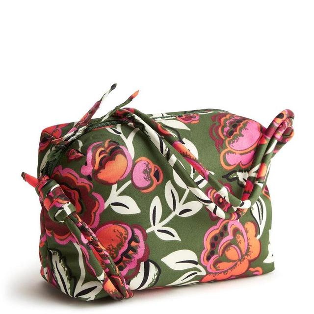 Vera Bradley Blake Crossbody Bags Women in Bubbly Flowers Green Green/Pink Product Image