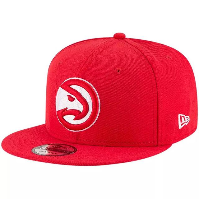 Mens New Era Atlanta Hawks Official Team Color 9FIFTY Adjustable Snapback Hat Product Image